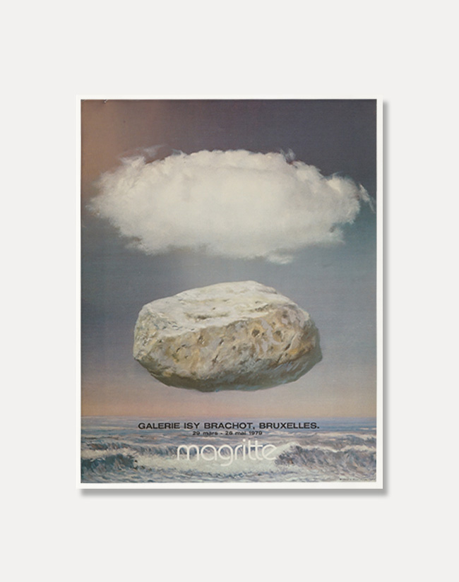 [르네 마그리트] RENE MAGRITTE — Clear ideas 1958 (액자포함)  59 x 79.5 cm 