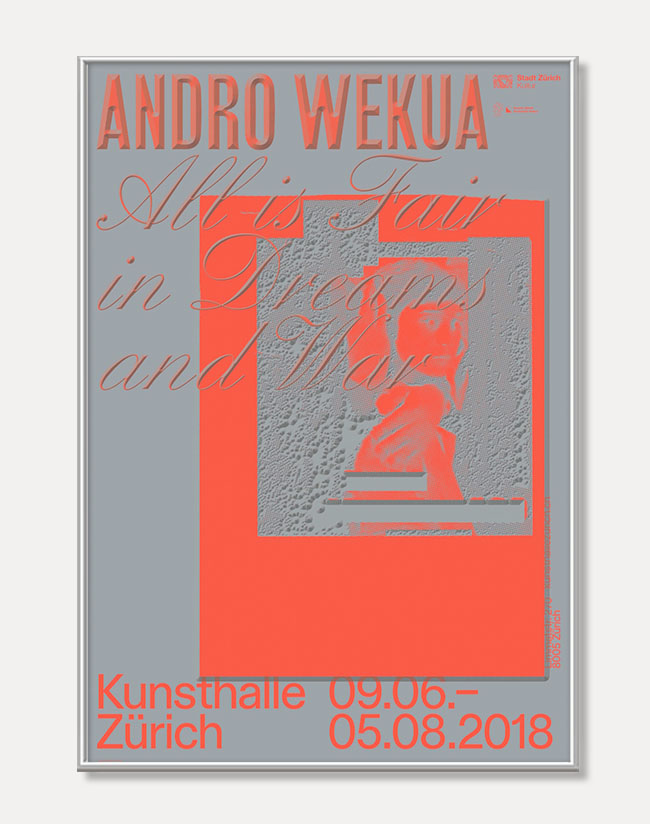 [안드로 웨쿠아] Andro Wekua — All is Fair in Dreams and War (액자포함)  90 x 128 cm 