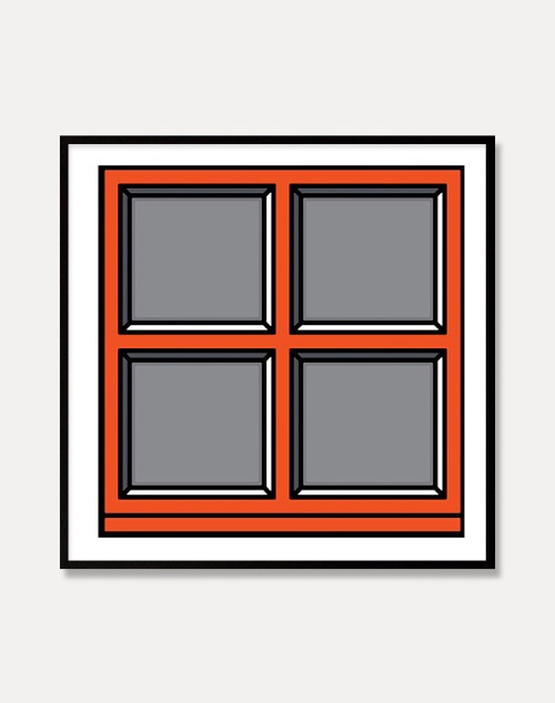 [리처드 우드] Richard Woods — WINDOW 01 (액자포함) 70 x 70 cm