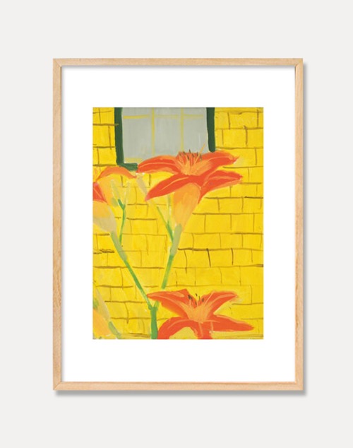 [알렉스카츠] ALEX KATZ — Lillies Against Yellow House  60 x 80 cm 